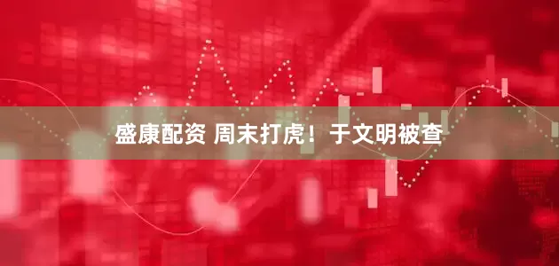 盛康配资 周末打虎！于文明被查