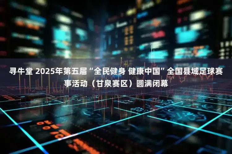 寻牛堂 2025年第五届“全民健身 健康中国”全国县域足球赛事活动（甘泉赛区）圆满闭幕