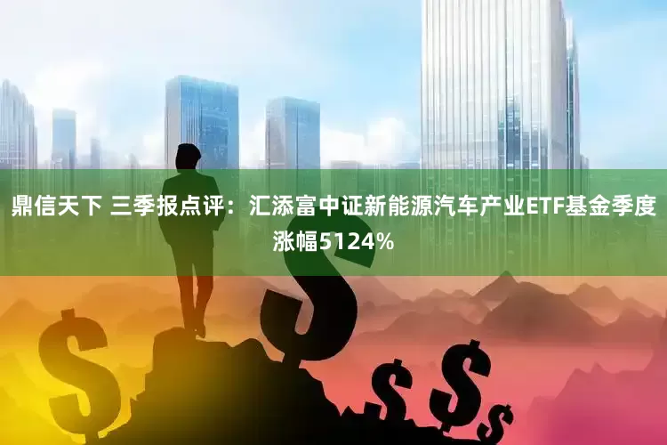 鼎信天下 三季报点评：汇添富中证新能源汽车产业ETF基金季度涨幅5124%