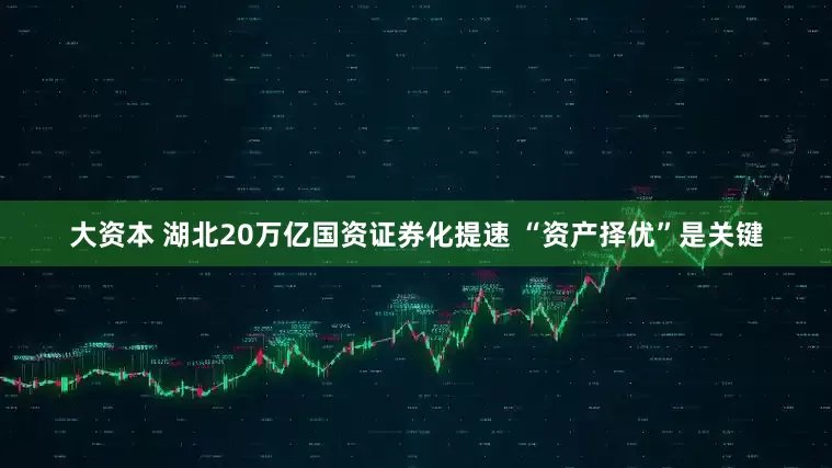 大资本 湖北20万亿国资证券化提速 “资产择优”是关键