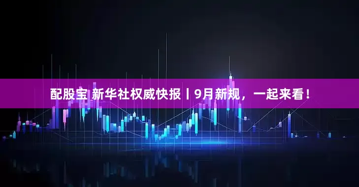 配股宝 新华社权威快报丨9月新规，一起来看！